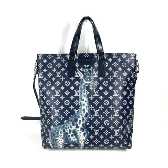 LOUIS VUITTON Navy Monogram Shoulder Bag - Picture 1 of 16